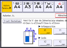 Abbildung Bedienfeld-Display