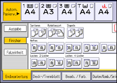Abbildung Bedienfeld-Display