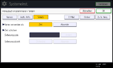 Abbildung Bedienfeld-Display