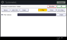 Abbildung Bedienfeld-Display