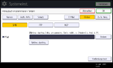 Abbildung Bedienfeld-Display