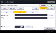 Abbildung Bedienfeld-Display