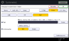 Abbildung Bedienfeld-Display