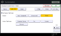 Abbildung Bedienfeld-Display