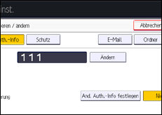 Abbildung Bedienfeld-Display