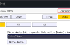 Abbildung Bedienfeld-Display