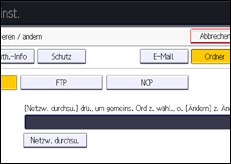 Abbildung Bedienfeld-Display