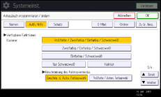 Abbildung Bedienfeld-Display
