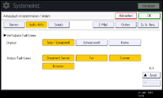 Abbildung Bedienfeld-Display