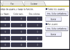 Ilustración de la pantalla panel de mandos