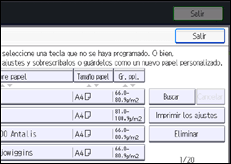 Ilustración de la pantalla panel de mandos