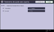 Ilustración de la pantalla panel de mandos