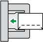 Illustration de l'orientation des enveloppes