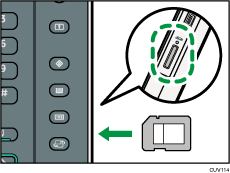 Illustration du logement pour supports