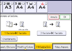 Illustrazione schermata pannello di controllo