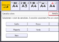 Illustrazione schermata pannello di controllo