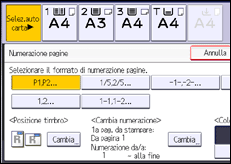 Illustrazione schermata pannello di controllo