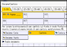 Illustrazione schermata pannello di controllo