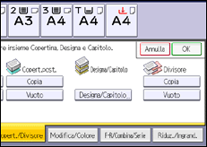 Illustrazione schermata pannello di controllo