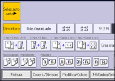 Illustrazione schermata pannello di controllo