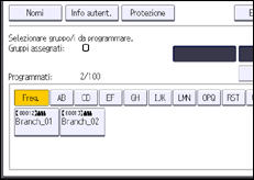 Illustrazione schermata pannello di controllo
