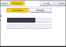 Illustrazione schermata pannello di controllo