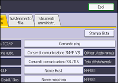 Illustrazione pannello operativo