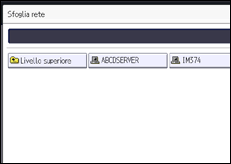 Illustrazione schermata pannello di controllo