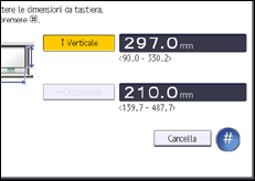 Illustrazione schermata pannello di controllo