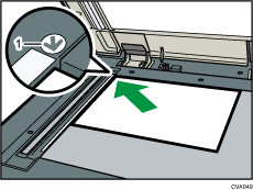 Illustrazione numerata vetro di esposizione