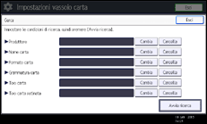 Illustrazione schermata pannello di controllo
