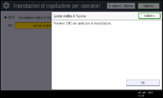 Illustrazione schermata pannello di controllo