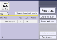 Illustrazione schermata pannello di controllo
