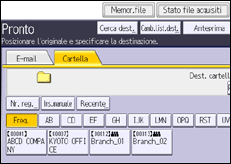 Illustrazione schermata pannello di controllo