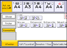 Schermafbeelding bedieningspaneel