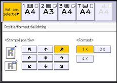 Schermafbeelding bedieningspaneel