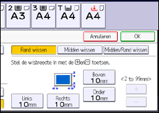 Schermafbeelding bedieningspaneel