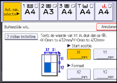 Schermafbeelding bedieningspaneel