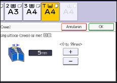 Schermafbeelding bedieningspaneel