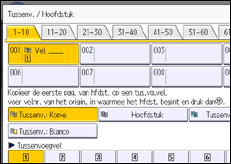 Schermafbeelding bedieningspaneel