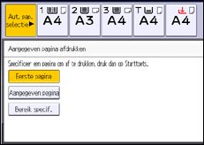 Schermafbeelding bedieningspaneel