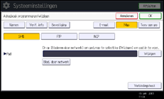Schermafbeelding bedieningspaneel