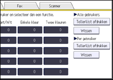 Schermafbeelding bedieningspaneel