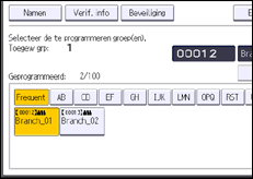 Schermafbeelding bedieningspaneel