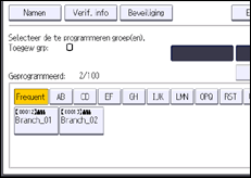 Schermafbeelding bedieningspaneel