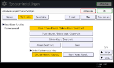 Schermafbeelding bedieningspaneel
