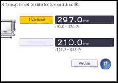 Schermafbeelding bedieningspaneel