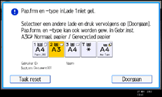 Schermafbeelding bedieningspaneel