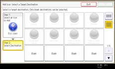 Operation panel screen illustration