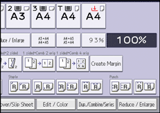 Operation panel screen illustration